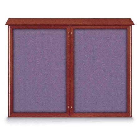 United Visual Products Open Faced Easy Tack Board, 48"x36", Black Fabric/White UV9001AEZ-BLACK-WHITE